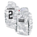 Vanessashop C.Browns #2 Shedeur Sanders Player Arctic Camo Salute to Service Hoodies Limited Game Stitched Jerseys