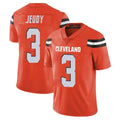 Vanessashop C.Browns #3 Jerry Jeudy Player Orange Alternate Vapor Untouchable Limited Home Game Stitched Jerseys