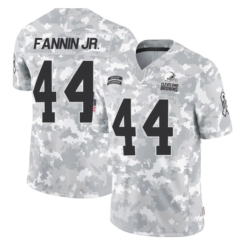 Vanessashop C.Browns #44 Harold Fannin Jr. Player Arctic Camo Salute to Service Limited Home Game Stitched Jerseys