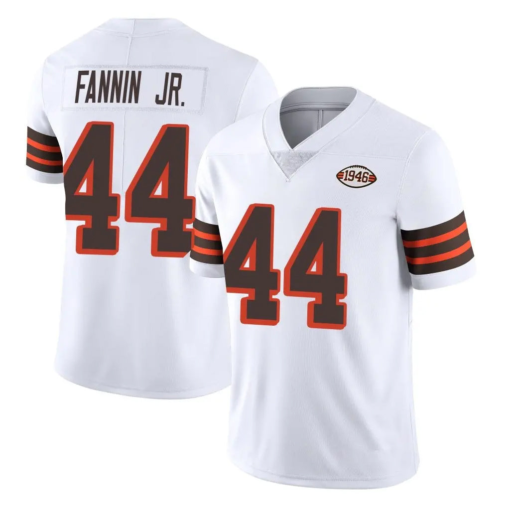 Vanessashop C.Browns #44 Harold Fannin Jr. Player White Limited  Vapor 1946 Collection Alternate Game Stitched Jerseys