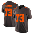 Vanessashop C.Browns #73 Joe Thomas Player Brown Limited Vapor F.U.S.E. Alternate Game Stitched Jerseys
