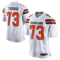 Vanessashop C.Browns #73 Joe Thomas Player White Limited Home Game Stitched Jerseys