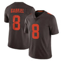Vanessashop C.Browns #8 Dillon Gabriel Player Browns Color Rush Limited Home Game Stitched Jerseys