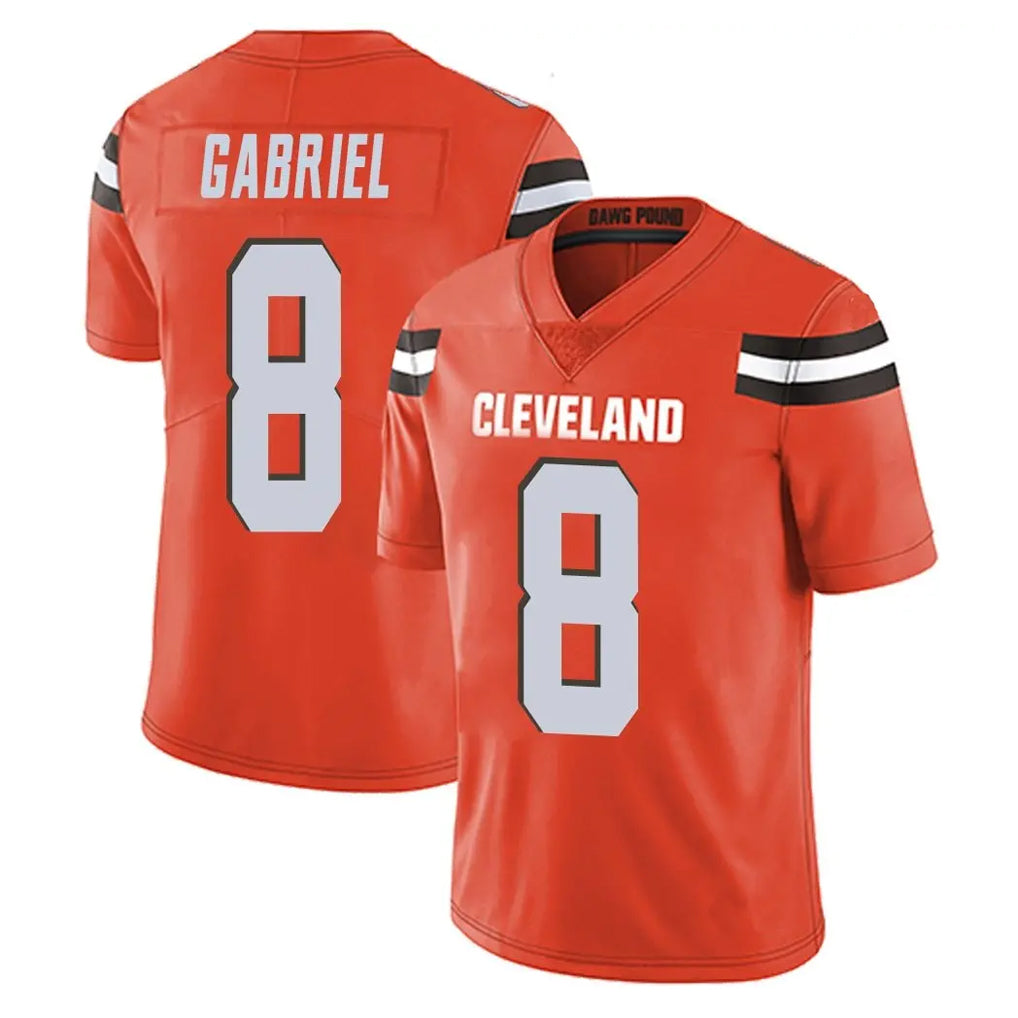 Vanessashop C.Browns #8 Dillon Gabriel Player Orange Alternate Vapor Untouchable Limited Home Game Stitched Jerseys