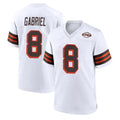 Vanessashop C.Browns #8 Dillon Gabriel Player White Alternate Home Game Stitched Jerseys