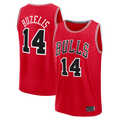 Vanessashop C.Bulls #14 Matas Buzelis  Red Fast Break Replica Player Jerseys - Icon Edition
