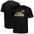 Vanessashop C.Cavaliers Black Big & Tall Pop Full-Button Jerseys