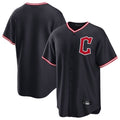 Vanessashop C.Guardians Navy Home Game Blank Player Stitched Jerseys