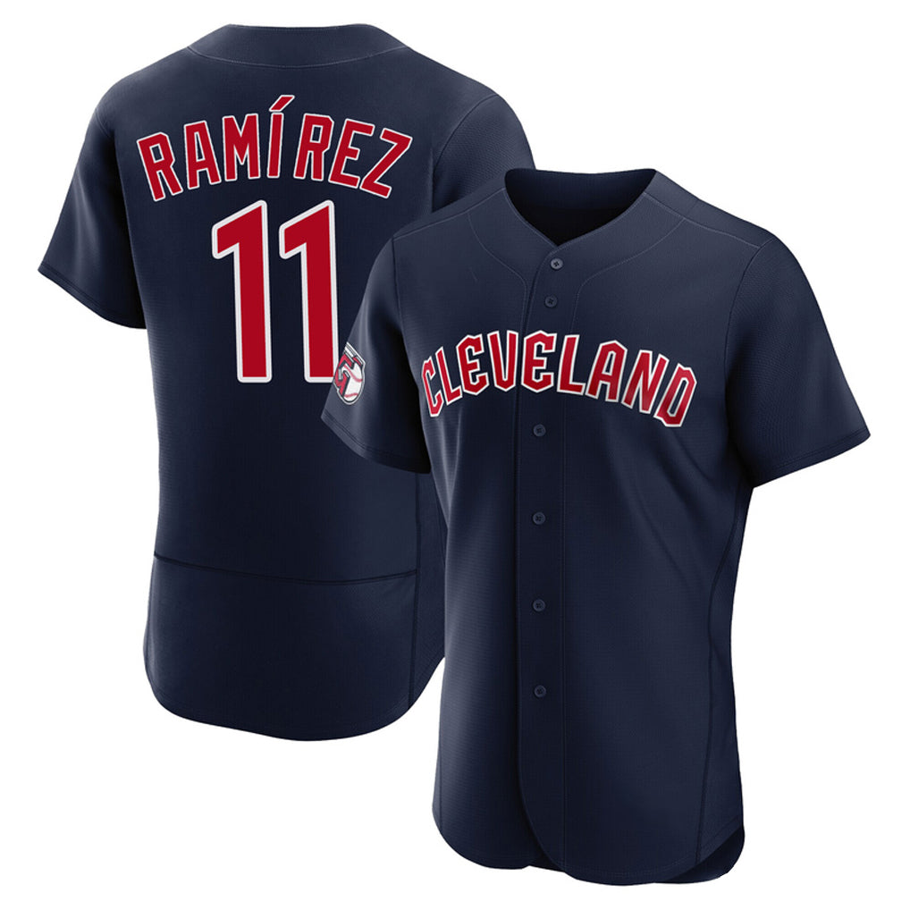 Vanessashop C.Guardians #11 Jose Ramirez Player Navy Limited Elite Home Stitched Jerseys