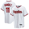 Vanessashop C.Guardians #11 Jose Ramirez Player White Game Home Stitched Jerseys