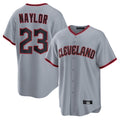 Vanessashop C.Guardians #23 Bo Naylor Player Gray Home Game Stitched Jerseys