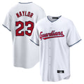 Vanessashop C.Guardians #23 Bo Naylor Player White Home Game Stitched Jerseys
