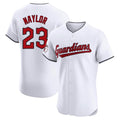 Vanessashop C.Guardians #23 Bo Naylor Player White Limited Elite Home Stitched Jerseys