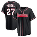 Vanessashop C.Guardians #27 Austin Hedges Player Black Fashion Out Home Game Stitched Jerseys