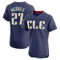 Vanessashop C.Guardians #27 Austin Hedges Player Navy City Connect Limited Elite Home Stitched Jerseys