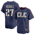 Vanessashop C.Guardians #27 Austin Hedges Player Navy City Connect Limited Home Stitched Jerseys