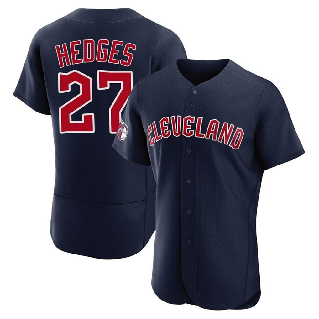 Vanessashop C.Guardians #27 Austin Hedges Player Navy Limited Elite Home Stitched Jerseys
