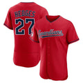Vanessashop C.Guardians #27 Austin Hedges Player Red Limited Elite Home Stitched Jerseys