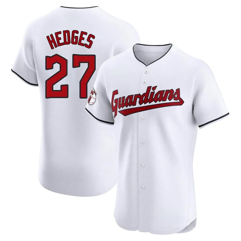 Vanessashop C.Guardians #27 Austin Hedges Player White Limited Elite Home Stitched Jerseys