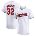 Vanessashop C.Guardians #32 Gavin Williams Player White Limited Elite Home Stitched Jerseys