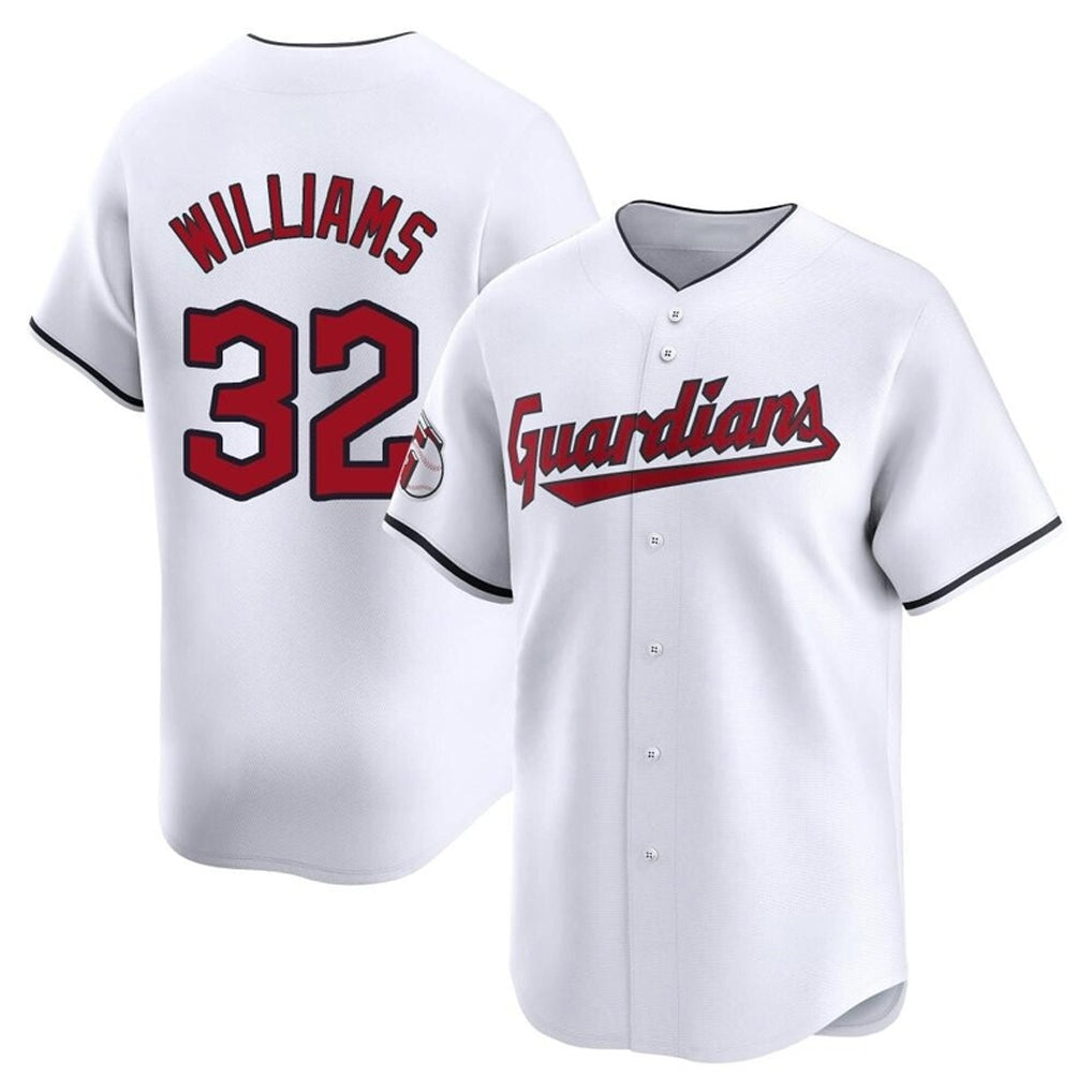 Vanessashop C.Guardians #32 Gavin Williams Player White Limited Home Stitched Jerseys