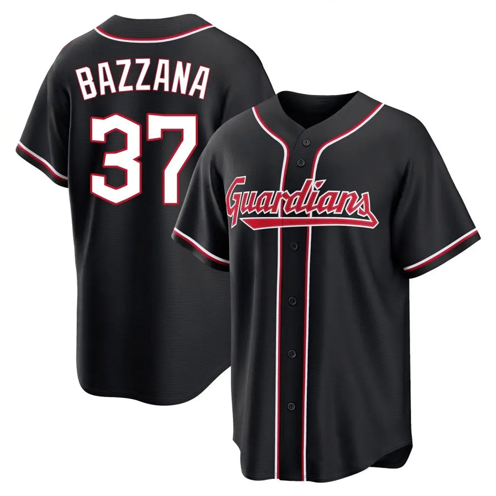 Vanessashop C.Guardians #37 Travis Bazzana Player Black Fashion Out Home Game Stitched Jerseys