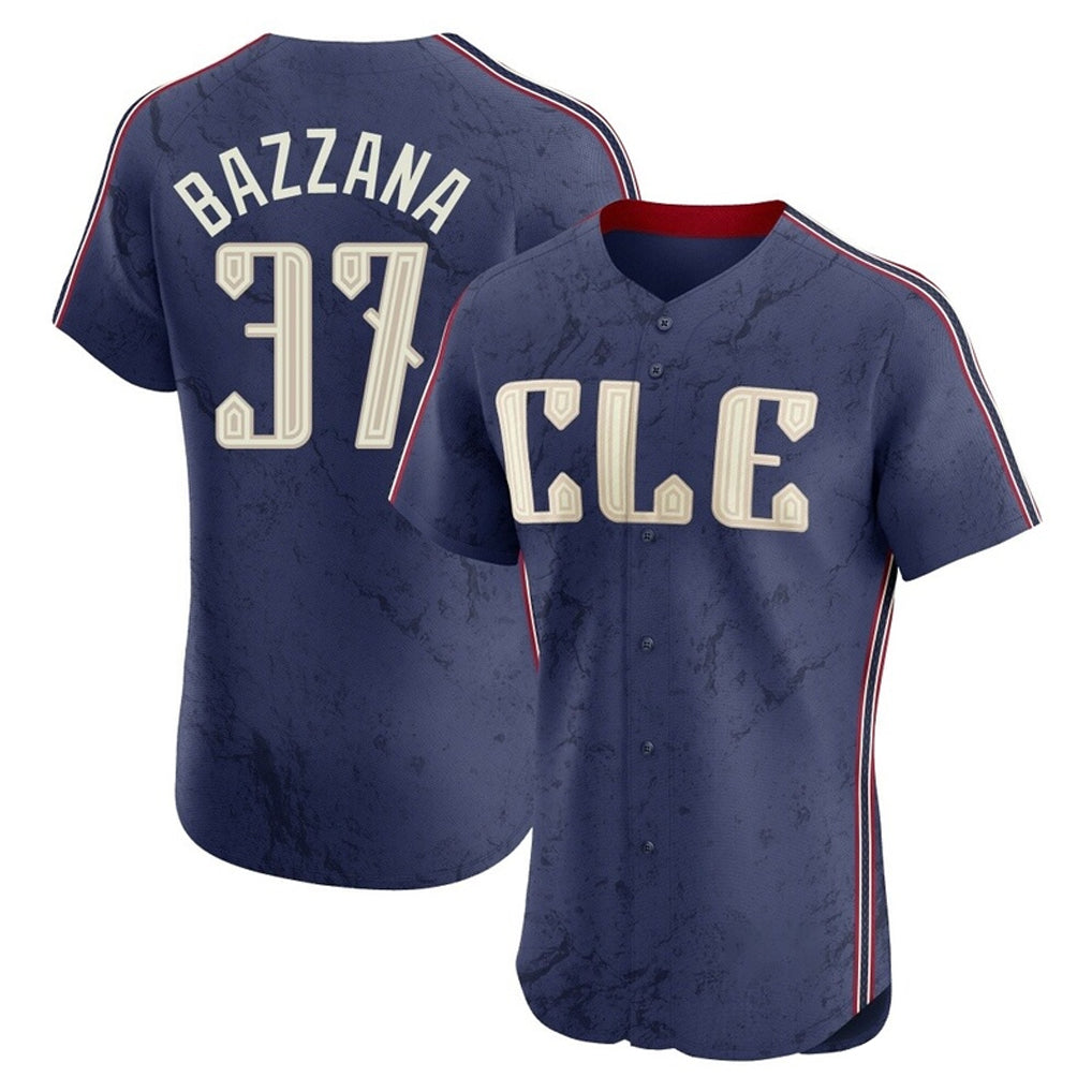 Vanessashop C.Guardians #37 Travis Bazzana Player Navy City Connect Limited Elite Home Stitched Jerseys