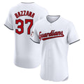 Vanessashop C.Guardians #37 Travis Bazzana Player White Limited Elite Home Stitched Jerseys