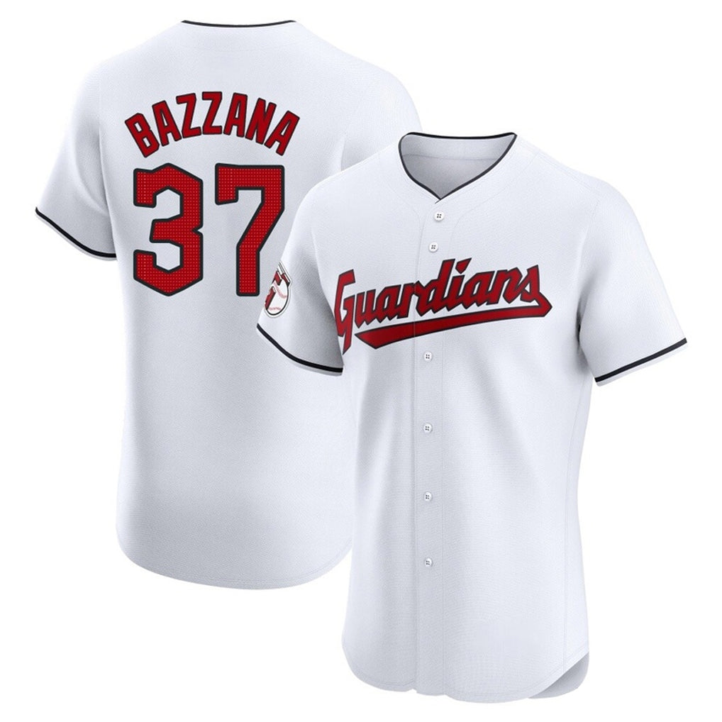 Vanessashop C.Guardians #37 Travis Bazzana Player White Limited Elite Home Stitched Jerseys