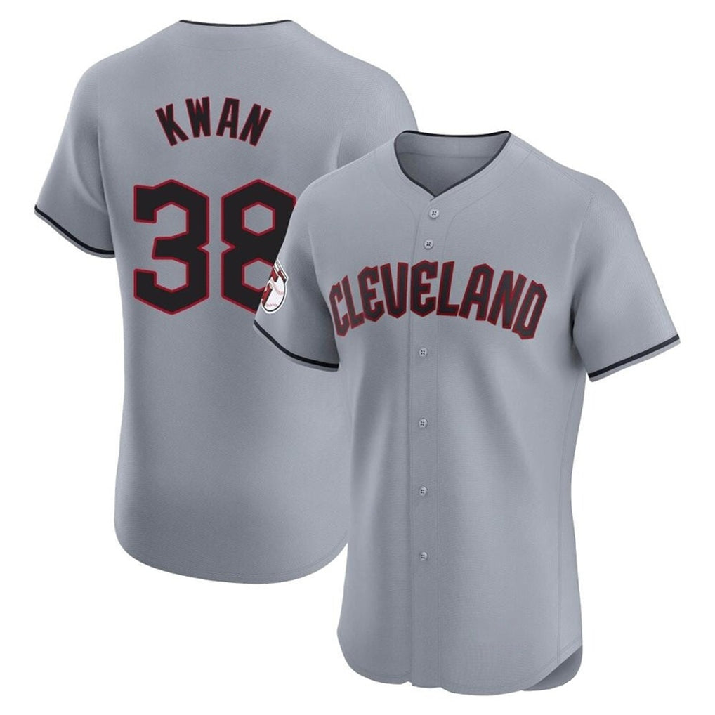 Vanessashop C.Guardians #38 Steven Kwan Player Gray Road Limited Elite Home Stitched Jerseys