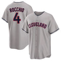 Vanessashop C.Guardians #4 Brayan Rocchio Player Gray Game Home Stitched Jerseys