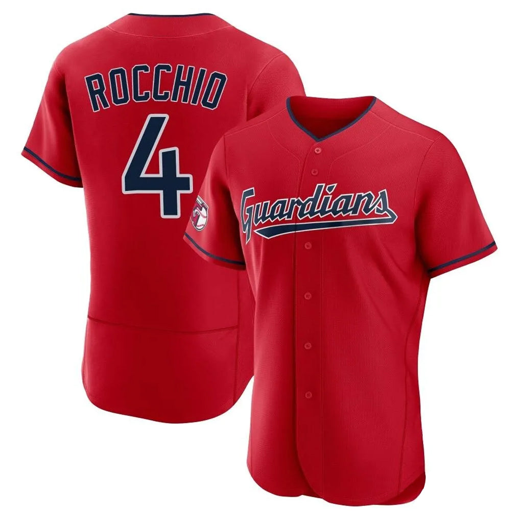 Vanessashop C.Guardians #4 Brayan Rocchio Player Red Limited Elite Home Stitched Jerseys