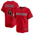 Vanessashop C.Guardians #4 Brayan Rocchio Player Red Limited Home Stitched Jerseys