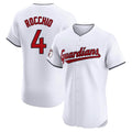 Vanessashop C.Guardians #4 Brayan Rocchio Player White Limited Elite Home Stitched Jerseys