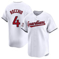 Vanessashop C.Guardians #4 Brayan Rocchio Player White Limited Home Stitched Jerseys