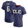 Vanessashop C.Guardians #6 David Fry Player Navy City Connect Limited Elite Home Stitched Jerseys