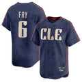 Vanessashop C.Guardians #6 David Fry Player Navy City Connect Limited Home Stitched Jerseys
