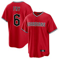 Vanessashop C.Guardians #6 David Fry Player Red Home Game Stitched Jerseys