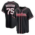 Vanessashop C.Guardians #75 Connor Brogdon Player Black Fashion Out Home Game Stitched Jerseys