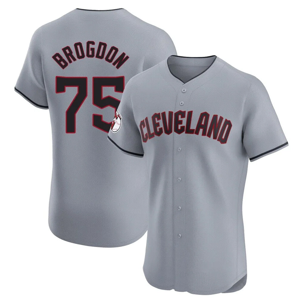 Vanessashop C.Guardians #75 Connor Brogdon Player Gray Road Limited Elite Home Stitched Jerseys