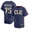Vanessashop C.Guardians #75 Connor Brogdon Player Navy City Connect Limited Home Stitched Jerseys