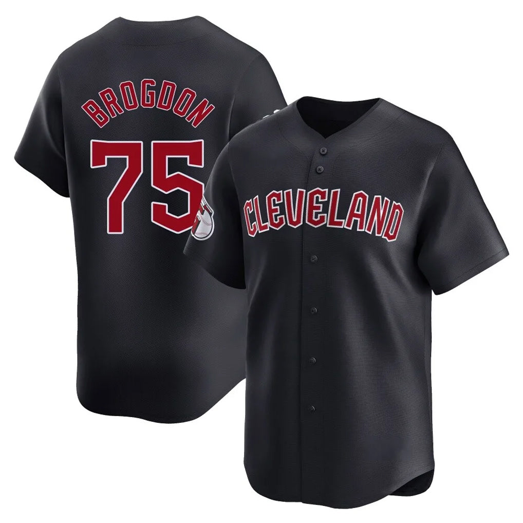 Vanessashop C.Guardians #75 Connor Brogdon Player Navy Limited Home Game Stitched Jerseys