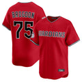 Vanessashop C.Guardians #75 Connor Brogdon Player Red Limited Home Stitched Jerseys