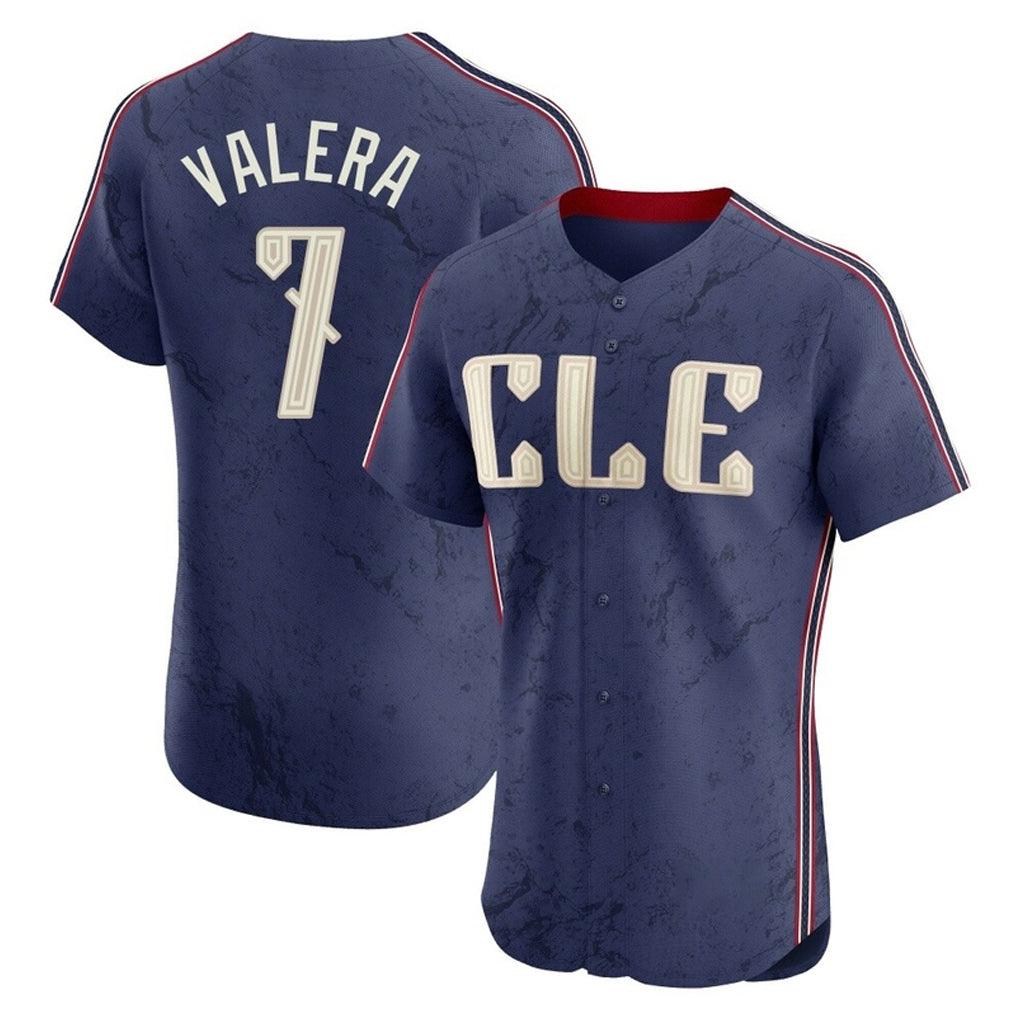 Vanessashop C.Guardians #7 George Valera Player Navy City Connect Limited Elite Home Stitched Jerseys