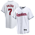 Vanessashop C.Guardians #7 George Valera Player White Home Game Stitched Jerseys