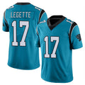 Vanessashop C.Panthers #17 Xavier Legette Player Blue Vapor Untouchable Limited Game Stitched Jerseys