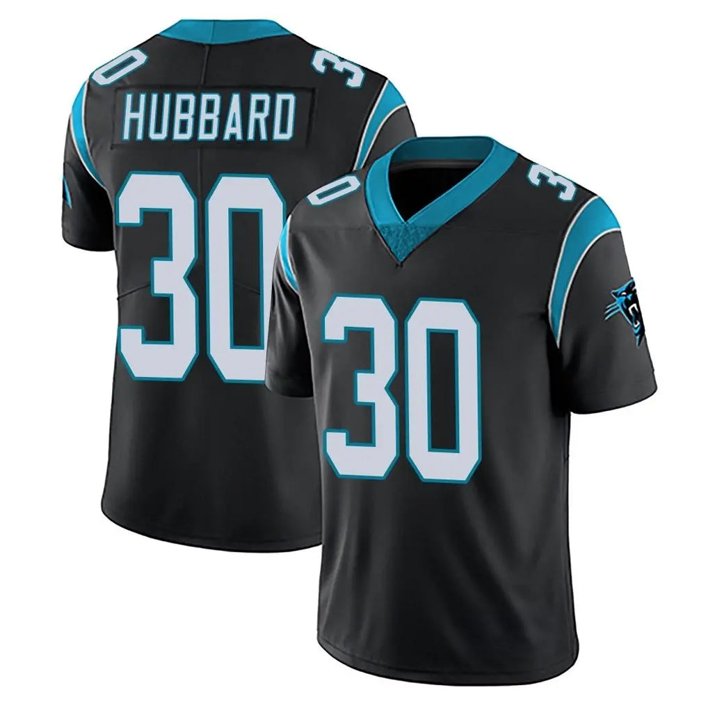Vanessashop C.Panthers #30 Chuba Hubbard Player Black Vapor Untouchable Limited Game Stitched Jerseys