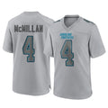 Vanessashop C.Panthers #4 Tetairoa McMillan Player Gray Atmosphere Fashion Game Stitched Jerseys
