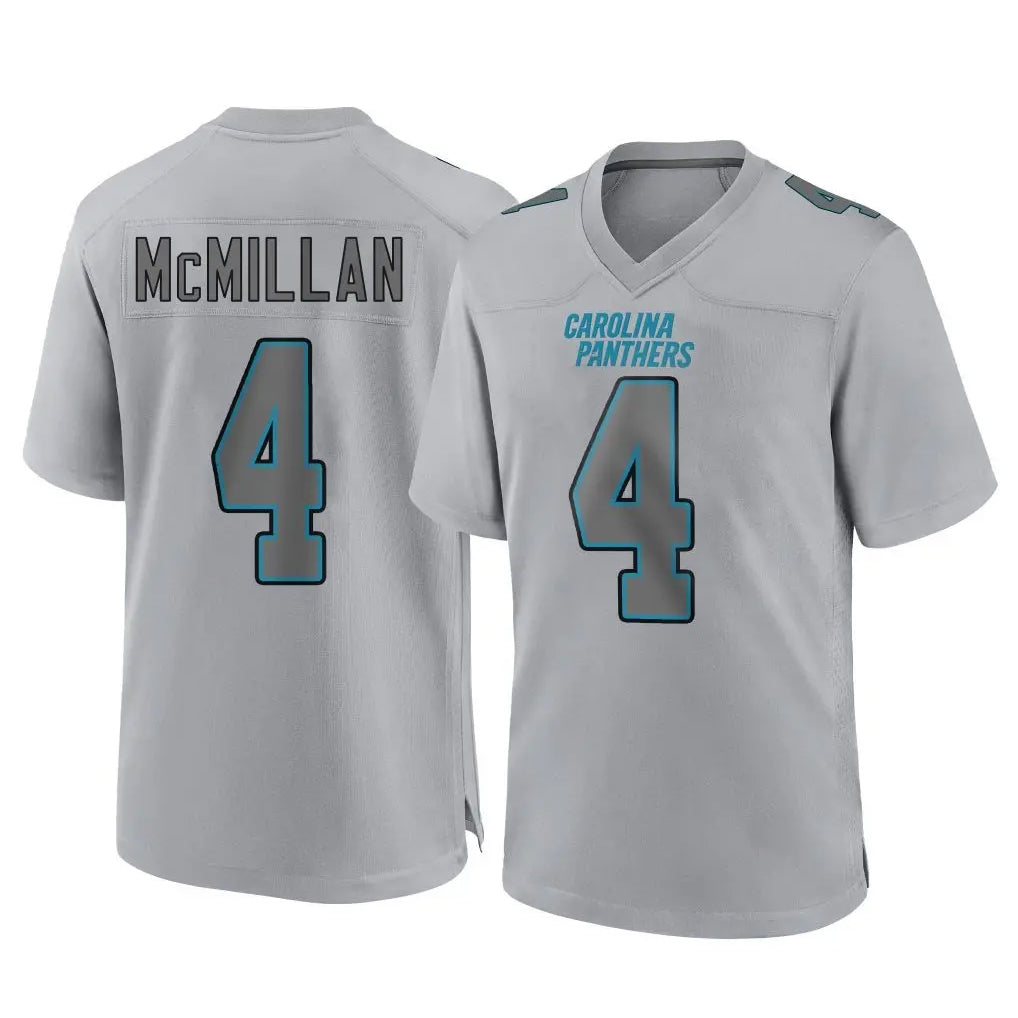 Vanessashop C.Panthers #4 Tetairoa McMillan Player Gray Atmosphere Fashion Game Stitched Jerseys