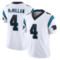 Vanessashop C.Panthers #4 Tetairoa McMillan Player White Vapor F.U.S.E. Limited Home Game Stitched Jerseys